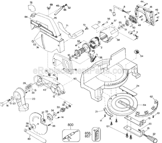 Part Location Diagram of 394976-00 DeWALT Label, Caution